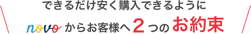 最安値で購入するために2つのお約束